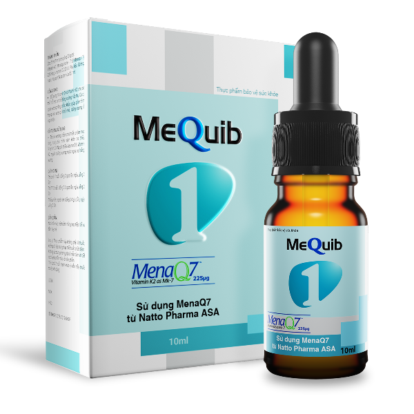 Mequib 1 bổ sung Vitamin D3k2 mk7 cho trẻ sơ sinh và trẻ nhỏ